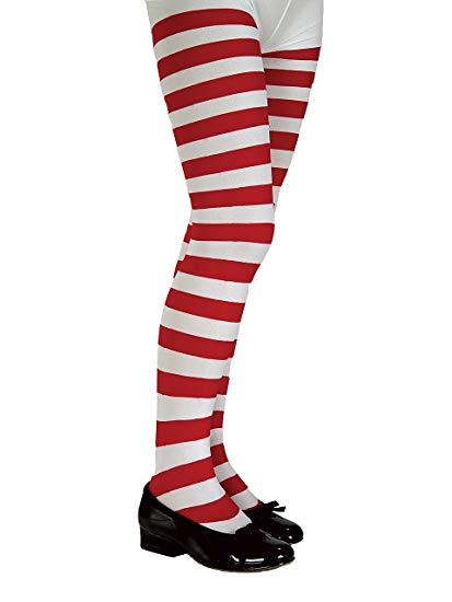 Susie Q. reccomend Red and white striped pantyhose
