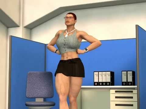 Tall muscular women domination tube