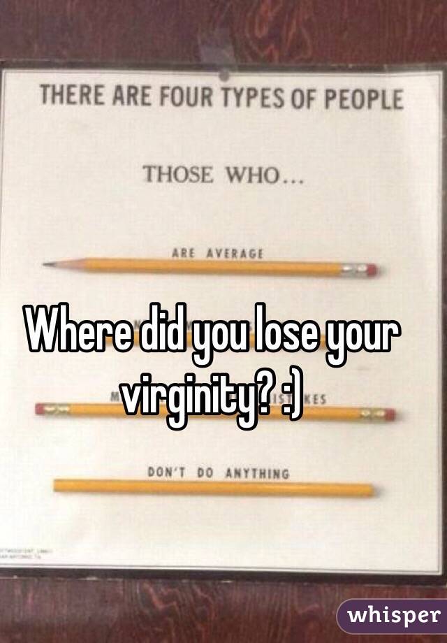 best of Lose Where your virginity to