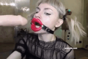 Zena reccomend amateur girl deepthroats cock gets mouth