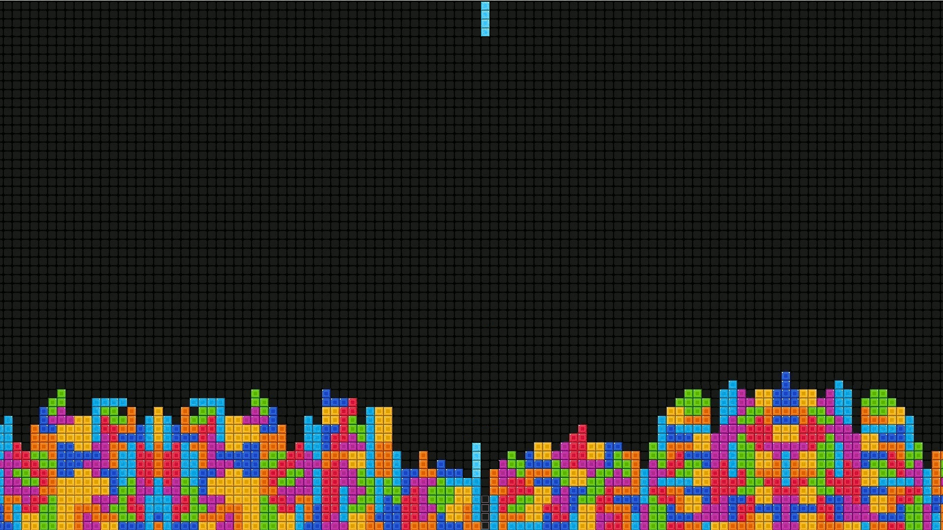 Played tetris until gave part