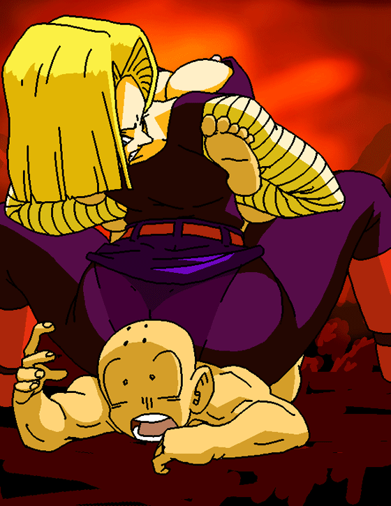 best of Gives blowjob intense head android krillin