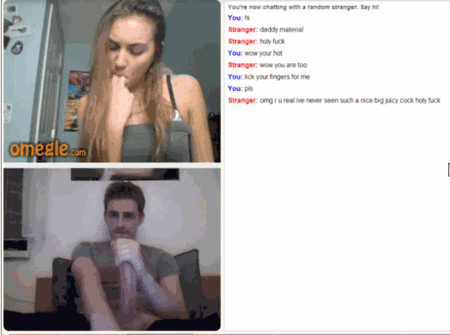 Cock reaction omegle Omegle Cock