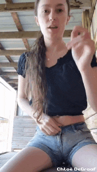 best of Wetting jean shorts girl