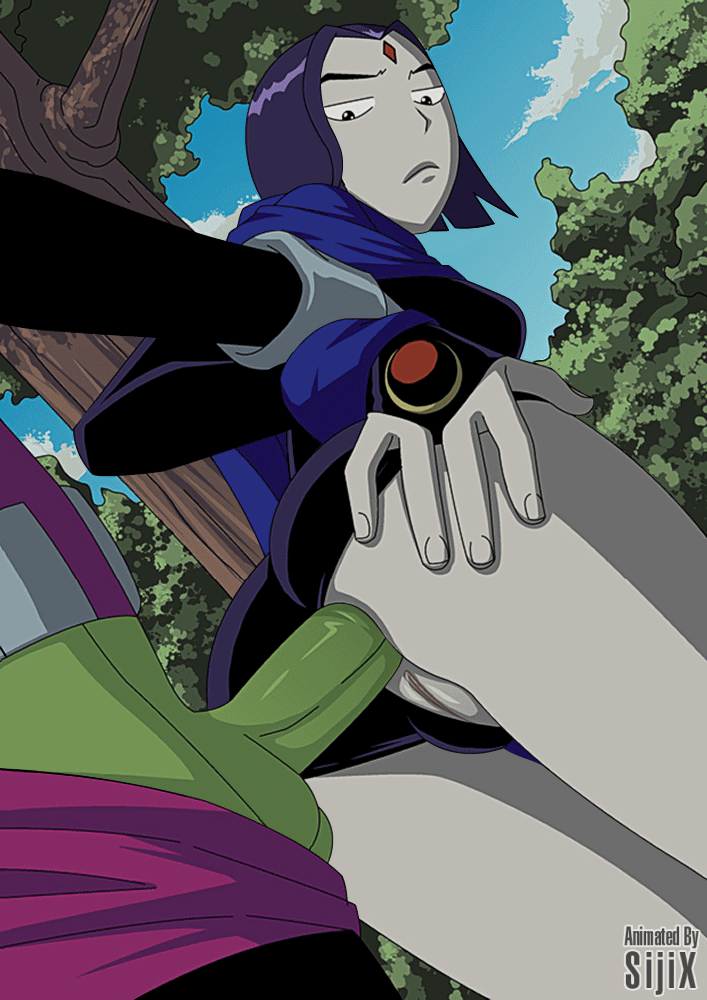 Raven from teen titans gets fucked